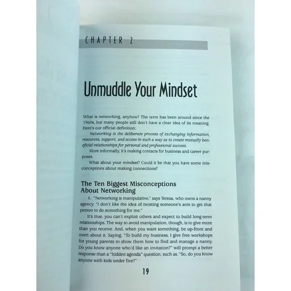 Business Networking Book 2002 Learn How to Make Connections Anne Baber u - Picture 4 of 10
